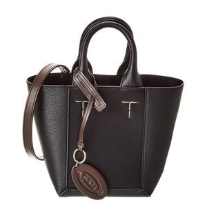 Tod's Black and Brown Tote Bag